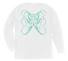 Octopus Long Sleeve T-Shirt Build-A-Shirt (Back / WH)