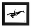 Orca Art Print