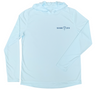 Shark Zen Performance Hoodie (Back / Arctic Blue)