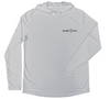 Bluefin Tuna Performance Hoodie (Back / Pearl Grey)