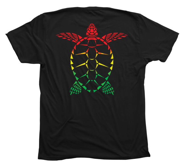 Loggerhead Sea Turtle Reggae T-Shirt, Loggerhead Sea Turtle Rasta Shirt ...