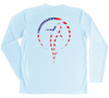 Shark Zen American Flag Swim Shirt