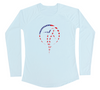 Shark Zen Performance American Flag Womens Sun Shirt