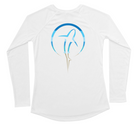 Shark Zen Womens Long Sleeve UV Beachscape White Swim Shirt