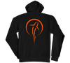 Shark Zen Pullover Hoodie Black and Orange