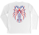 Spiny Lobster Red White and Blue Sun Shirt