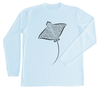 Spotted Eagle Ray Performance Build-A-Shirt (Front / AB)