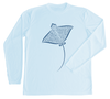 Spotted Eagle Ray Performance Build-A-Shirt (Front / AB)