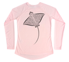 Spotted Eagle Ray Performance Build-A-Shirt (Women - Back / PB)