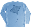 Spotted Eagle Ray Performance Build-A-Shirt (Back / CB)