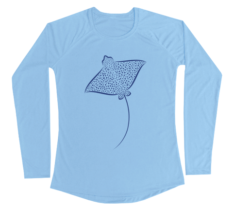 Spotted Eagle Ray Performance Build-A-Shirt (Women - Front / CB)