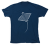 Spotted Eagle Ray T-Shirt Build-A-Shirt (Front / MN)