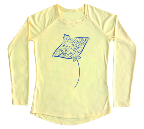 Spotted Eagle Ray Performance Build-A-Shirt (Women - Front / PY)