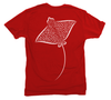 Spotted Eagle Ray T-Shirt Build-A-Shirt (Back / RE)