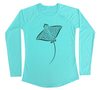 Spotted Eagle Ray Performance Build-A-Shirt (Women - Front / WB)