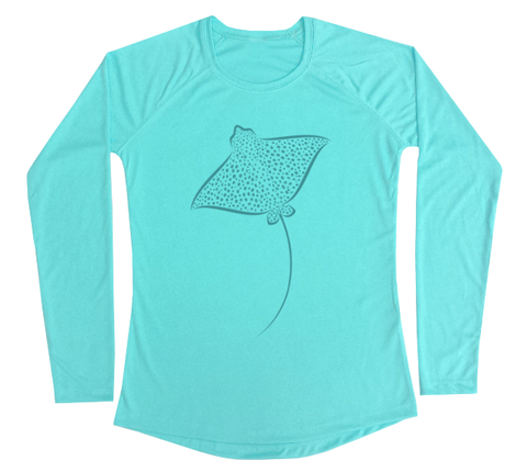 Spotted Eagle Ray Performance Build-A-Shirt (Women - Front / WB)