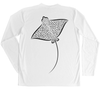 Spotted Eagle Ray Performance Build-A-Shirt (Back / WH)