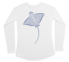 Spotted Eagle Ray Performance Build-A-Shirt (Women - Back / WH)