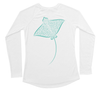 Spotted Eagle Ray Performance Build-A-Shirt (Women - Back / WH)