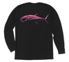 Bluefin Tuna Long Sleeve T-Shirt Build-A-Shirt (Back / BL)
