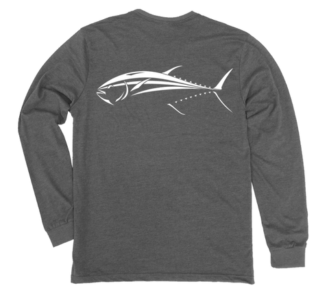 Bluefin Tuna Long Sleeve T-Shirt Build-A-Shirt (Back / HT)