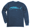 Bluefin Tuna Long Sleeve T-Shirt Build-A-Shirt (Back / NH)