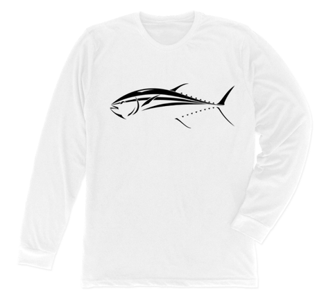 Bluefin Tuna Long Sleeve T-Shirt Build-A-Shirt (Front / WH)