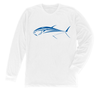 Bluefin Tuna Long Sleeve T-Shirt Build-A-Shirt (Front / WH)