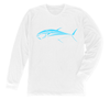 Bluefin Tuna Long Sleeve T-Shirt Build-A-Shirt (Front / WH)