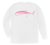 Bluefin Tuna Long Sleeve T-Shirt Build-A-Shirt (Back / WH)