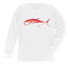 Bluefin Tuna Long Sleeve T-Shirt Build-A-Shirt (Front / WH)