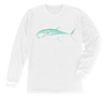 Bluefin Tuna Long Sleeve T-Shirt Build-A-Shirt (Front / WH)