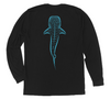 Whale Shark Long Sleeve T-Shirt Build-A-Shirt (Back / BL)