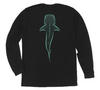 Whale Shark Long Sleeve T-Shirt Build-A-Shirt (Back / BL)