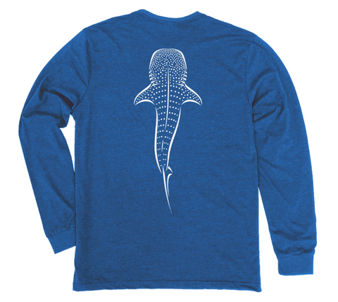 Whale Shark Long Sleeve T-Shirt Build-A-Shirt (Back / CH)
