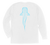 Whale Shark Long Sleeve T-Shirt Build-A-Shirt (Back / WH)