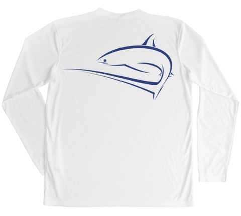 Thresher Shark Performance Build-A-Shirt (Back / WH)