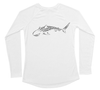 Tiger Shark Performance Build-A-Shirt (Women - Back / WH)