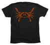 Crab T-Shirt [Back - BL / OR]