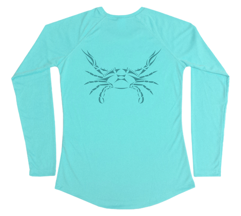 Blue Crab Performance Build-A-Shirt (Women - Back / WB)