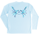 Blue Crab Performance Shirt (Water Camo)