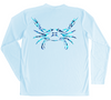 Blue Crab Performance Shirt (Water Camo)