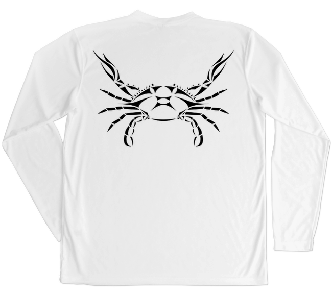 Blue Crab Performance Build-A-Shirt (Back / WH)