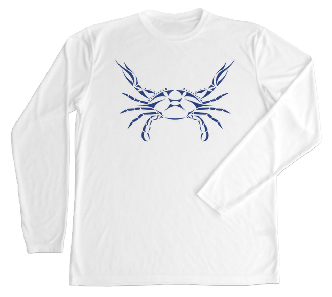 Blue Crab Performance Build-A-Shirt (Front / WH)