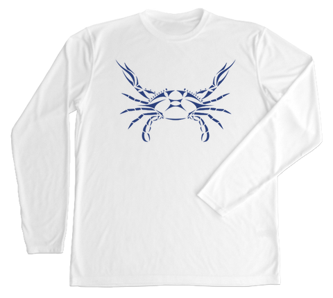 Blue Crab Performance Build-A-Shirt (Front / WH)