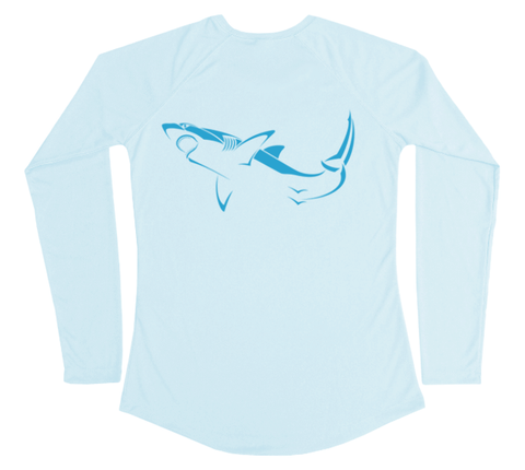 Great White Shark Performance Build-A-Shirt (Women - Back / AB)