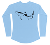 Great White Shark Performance Build-A-Shirt (Women - Back / CB)