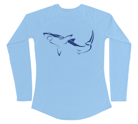 Great White Shark Performance Build-A-Shirt (Women - Back / CB)