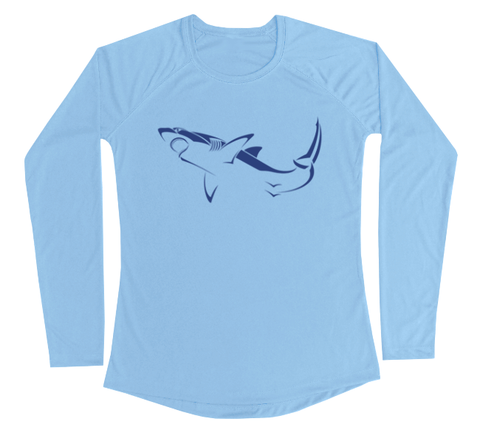 Great White Shark Performance Build-A-Shirt (Women - Front / CB)