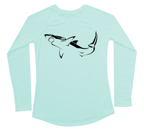Great White Shark Performance Build-A-Shirt (Women - Back / SG)